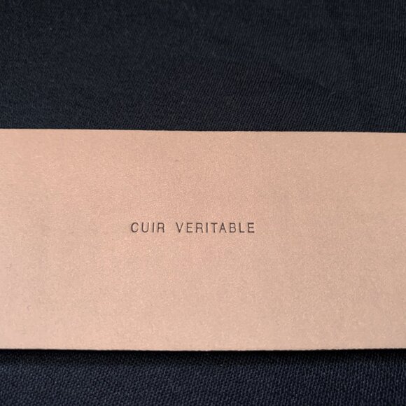 Chanel Black Calfskin Belt Silver CC Buckle (95/38) 2000 - Picture 12 of 14